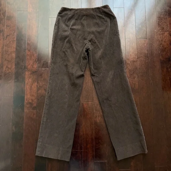 Piazza Sempion Sophia Brown Corduroy Pants Size IT 42 Women’s 6/8 Straight Leg - Picture 5 of 8